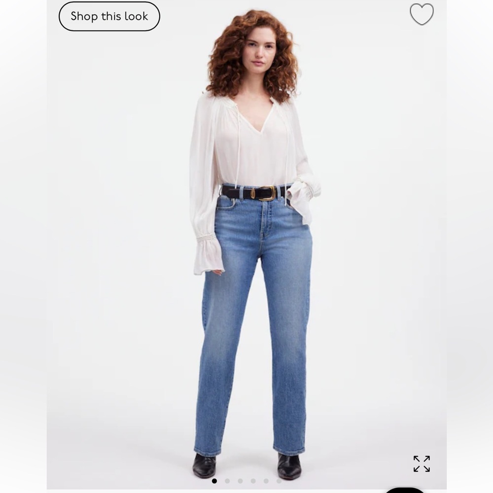 Madewell Curvy 90s Straight Jeans